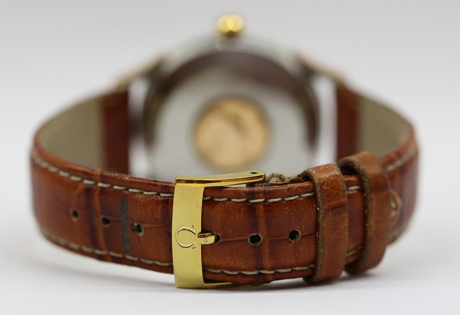 Omega Constellation in Steel & Gold cap on a strap with an Omega tang buckel, Ref: 28523SC Case: 14883679, 19 Jewels Cal 501 - Image 5