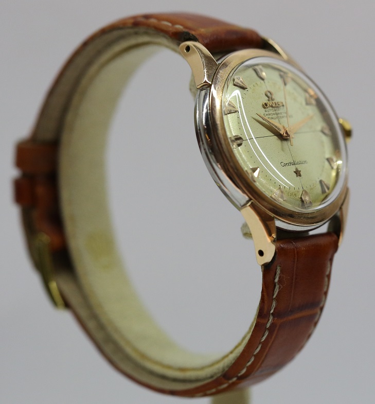 Omega Constellation in Steel & Gold cap on a strap with an Omega tang buckel, Ref: 28523SC Case: 14883679, 19 Jewels Cal 501 - Image 2