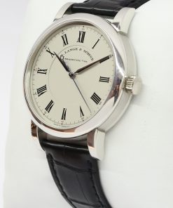 Alternative view of A Lange & Sohne Richard Lange in Platinum on Strap with Platinum Tang Buckle, Ref: 232.025F, Circa: 2009, Complete with Box & Papers