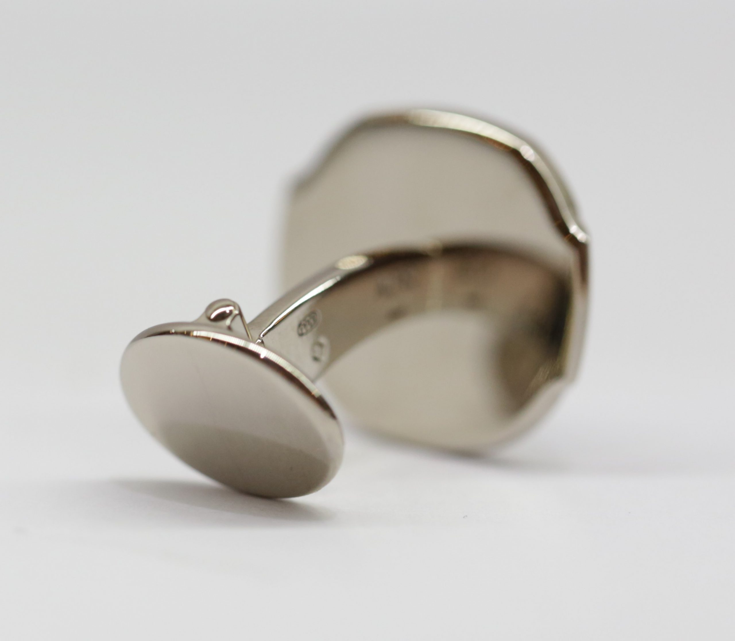 Patek Philippe Cufflinks Nautilus Blue, in 18ct White Gold with Box & Papers, Circa: 2019 - Image 4