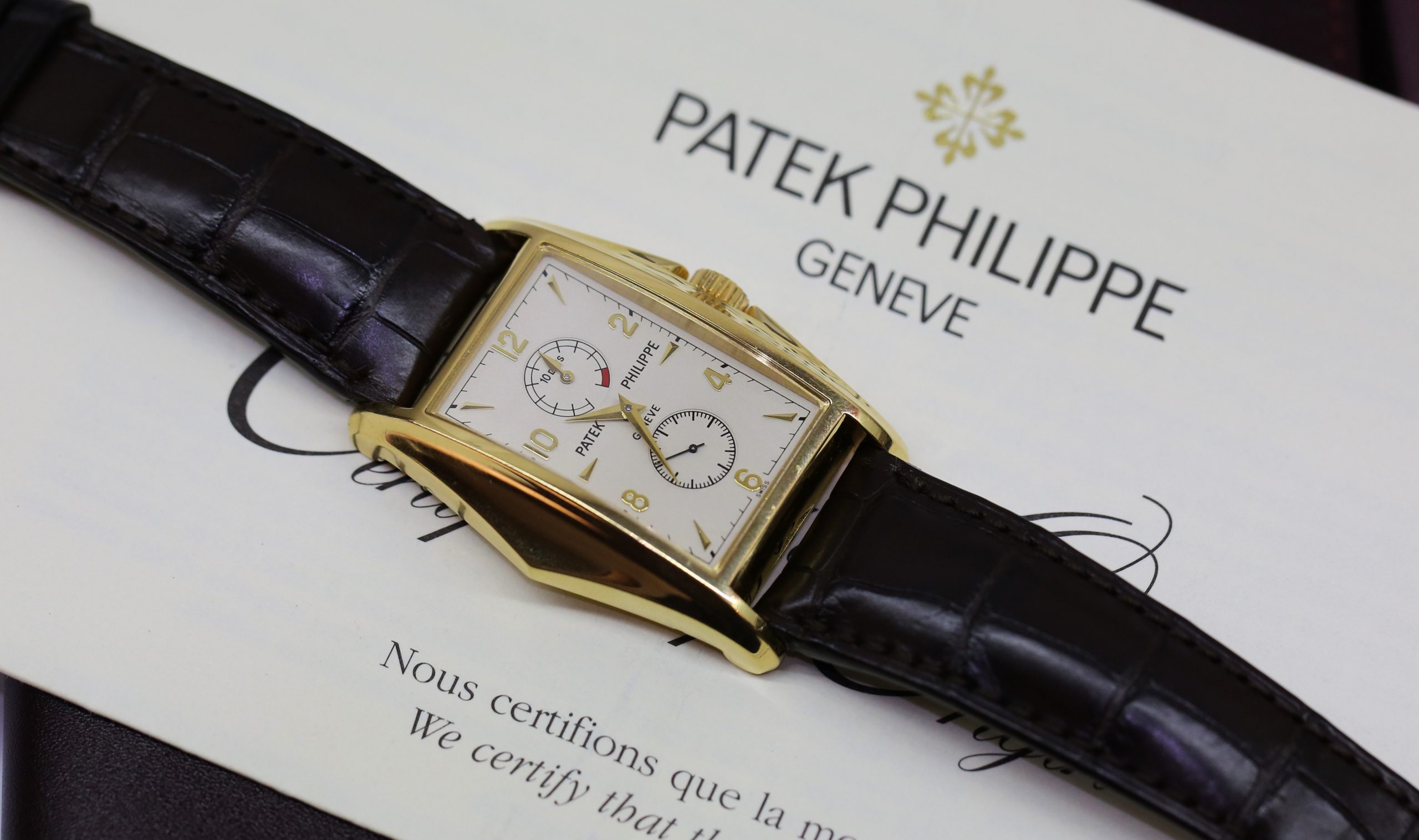 Patek Philippe Mantaray Ref 5100J-001 10 day power reserve Manual Winding in 18ct Yellow Gold limited to 1,500 pieces in yellow gold. Full set. A very special timepiece launched to welcome the millennium in the year 2000. - Image 3