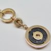 Bvlgari 18ct 0.750 onyx pendant and chain, weighs total of 19.9grams, comes in original Bvlgari pouch.