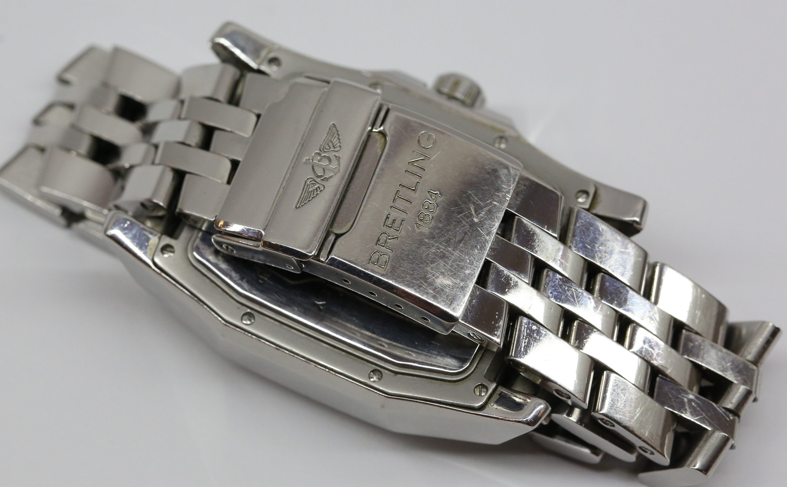Breitling for Bentley Flying B, Jumping Hour in stainless steel circa: 2014, Comes with Box & Papers, selling as is - Image 4