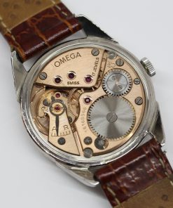 Alternative view of Omega Vintage watch, circa: 1958, manual winding, stainless steel on strap