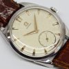 Omega Vintage watch, circa: 1958, manual winding, stainless steel on strap