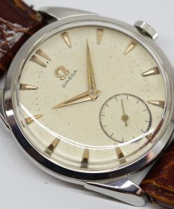 Omega Vintage watch, circa: 1958, manual winding, stainless steel on strap