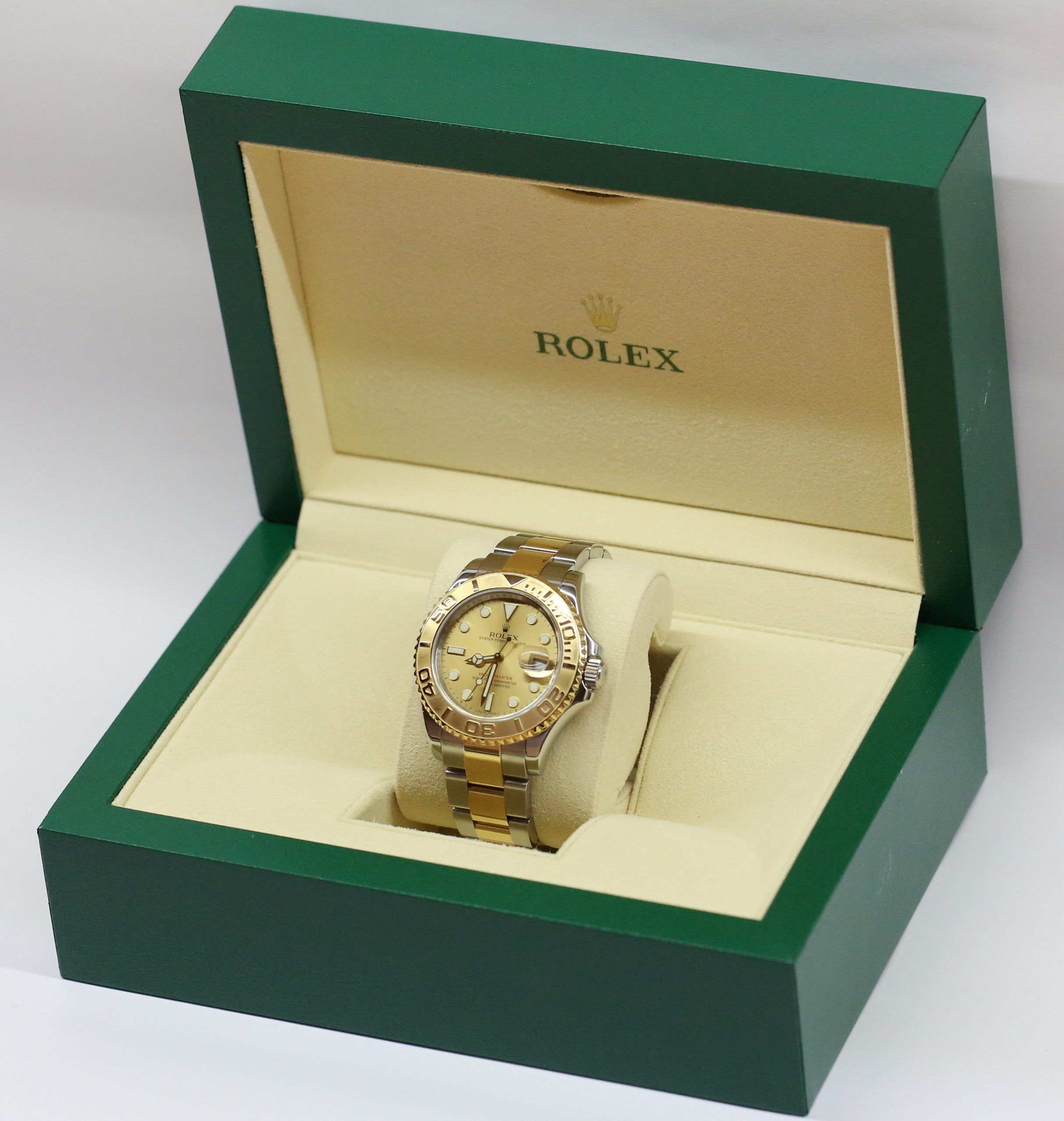 Rolex Yacht-Master 40mm in 18ct Yellow Gold & Stainless Steel on matching Rolex Oyster Bracelet, Champagne Dial, Ref: 16623, Circa: 2009, with Box - Image 6