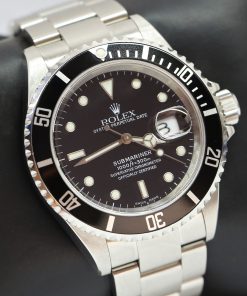 Rolex Submariner Date Stainless Steel on Oyster Bracelet, ref 16610, Y serial, Circa 2004, With Original Warranty Paper