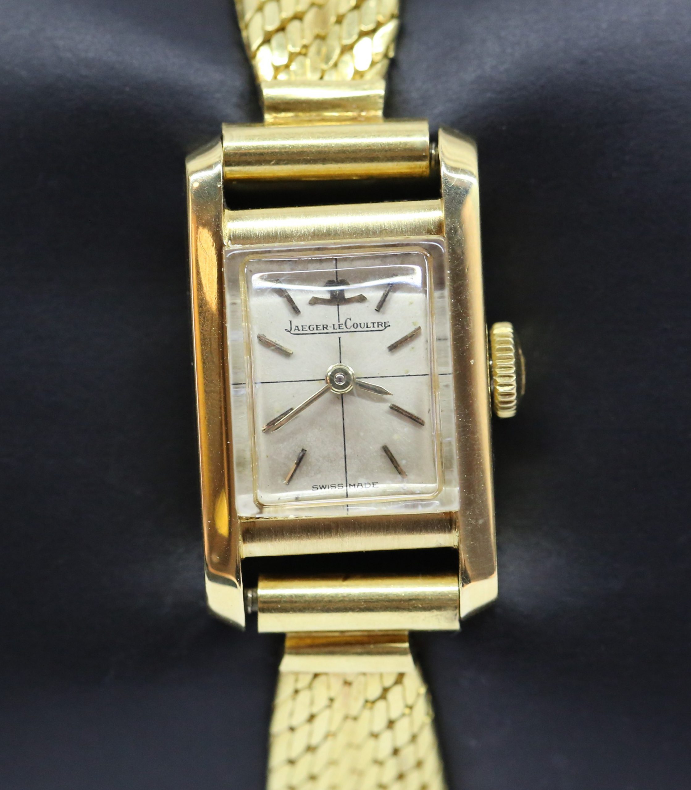 Jaeger LeCoultre Vintage ladies cocktail watch, Manual Winding, in 18ct ...