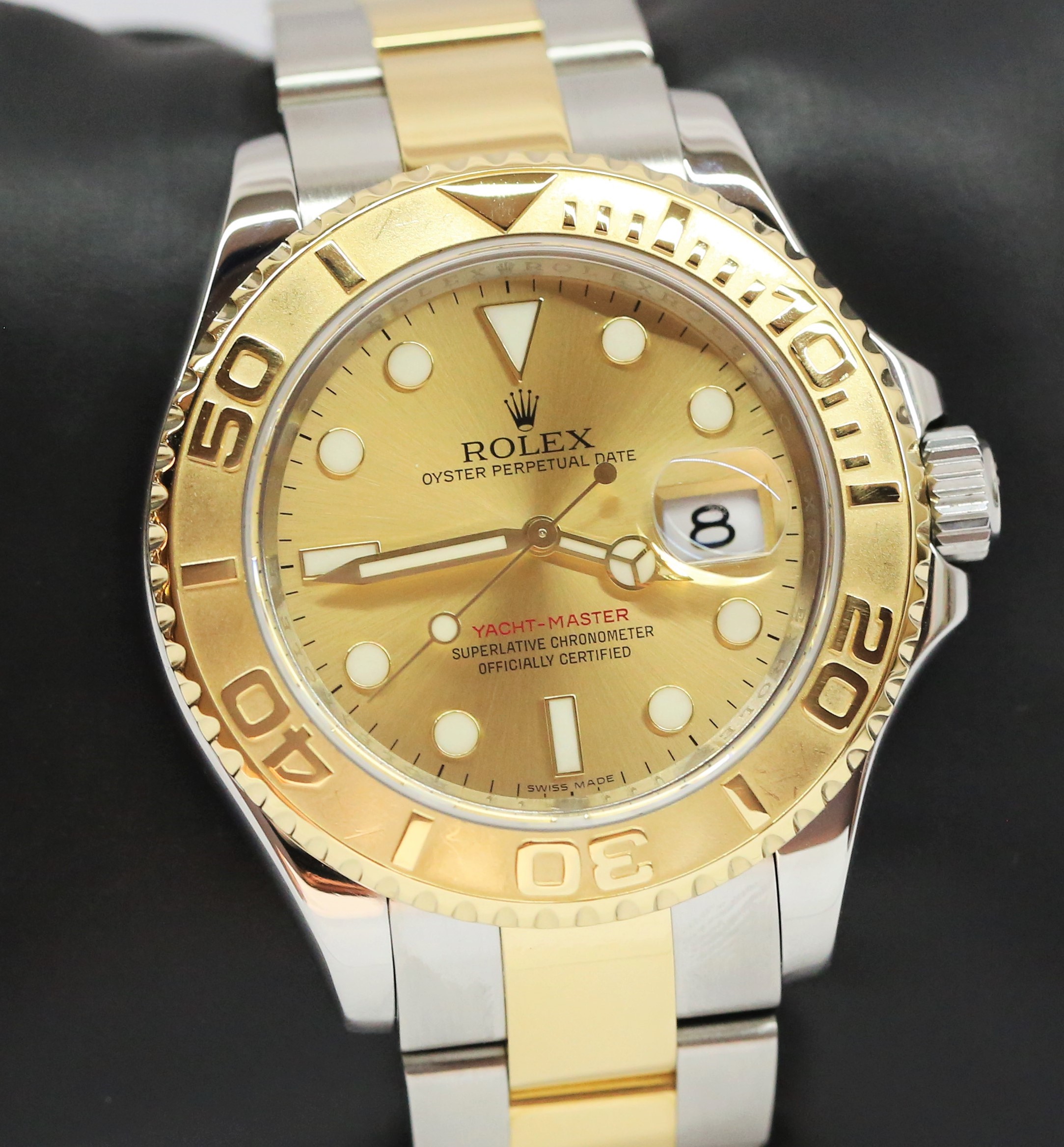 Rolex Yacht-Master 40mm in 18ct Yellow Gold & Stainless Steel on matching Rolex Oyster Bracelet, Champagne Dial, Ref: 16623, Circa: 2009, with Box