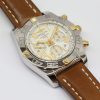Breitling Chronomat Chronograph steel & Yellow gold Ref IBO110, like new condition.