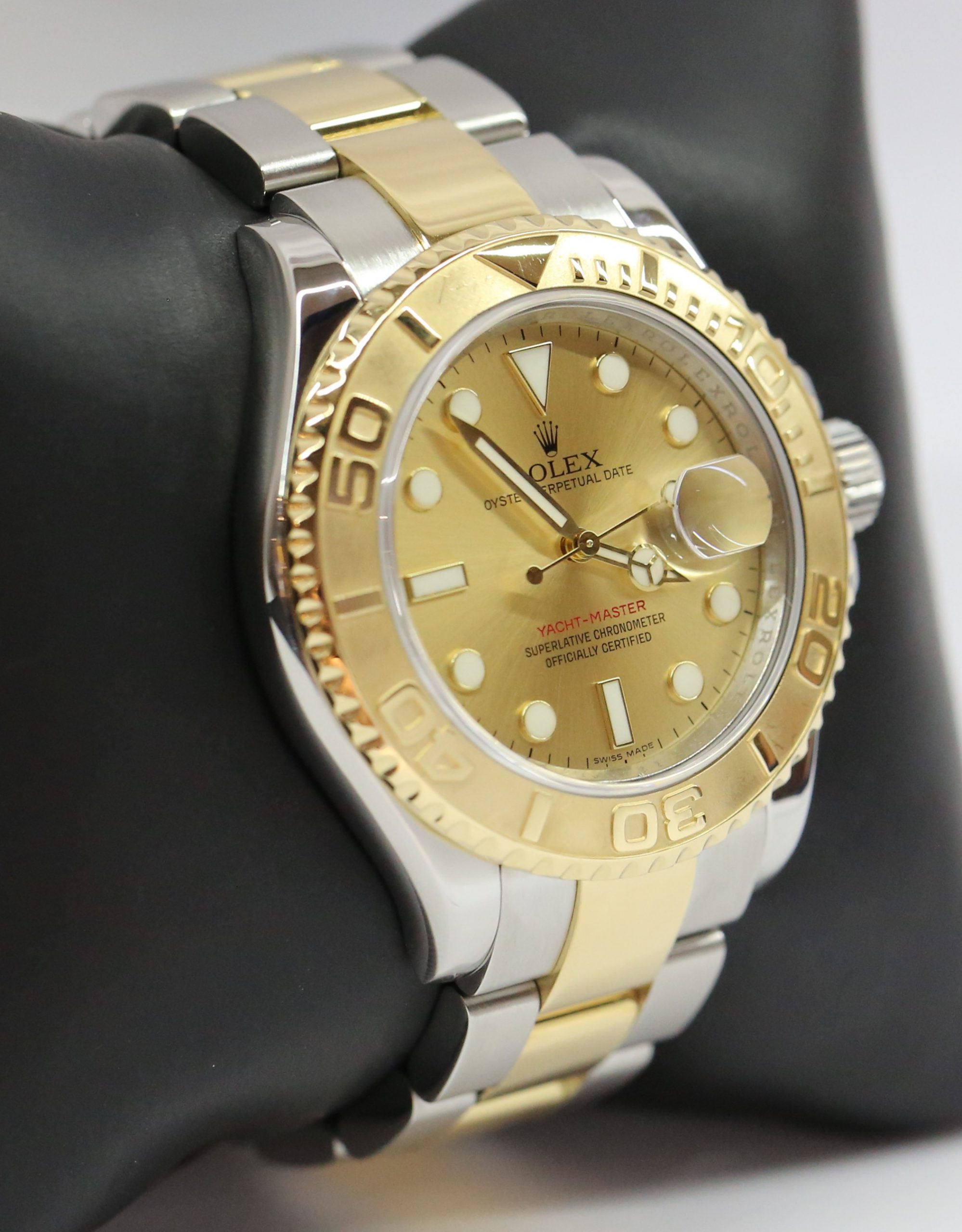 Rolex Yacht-Master 40mm in 18ct Yellow Gold & Stainless Steel on matching Rolex Oyster Bracelet, Champagne Dial, Ref: 16623, Circa: 2009, with Box - Image 3