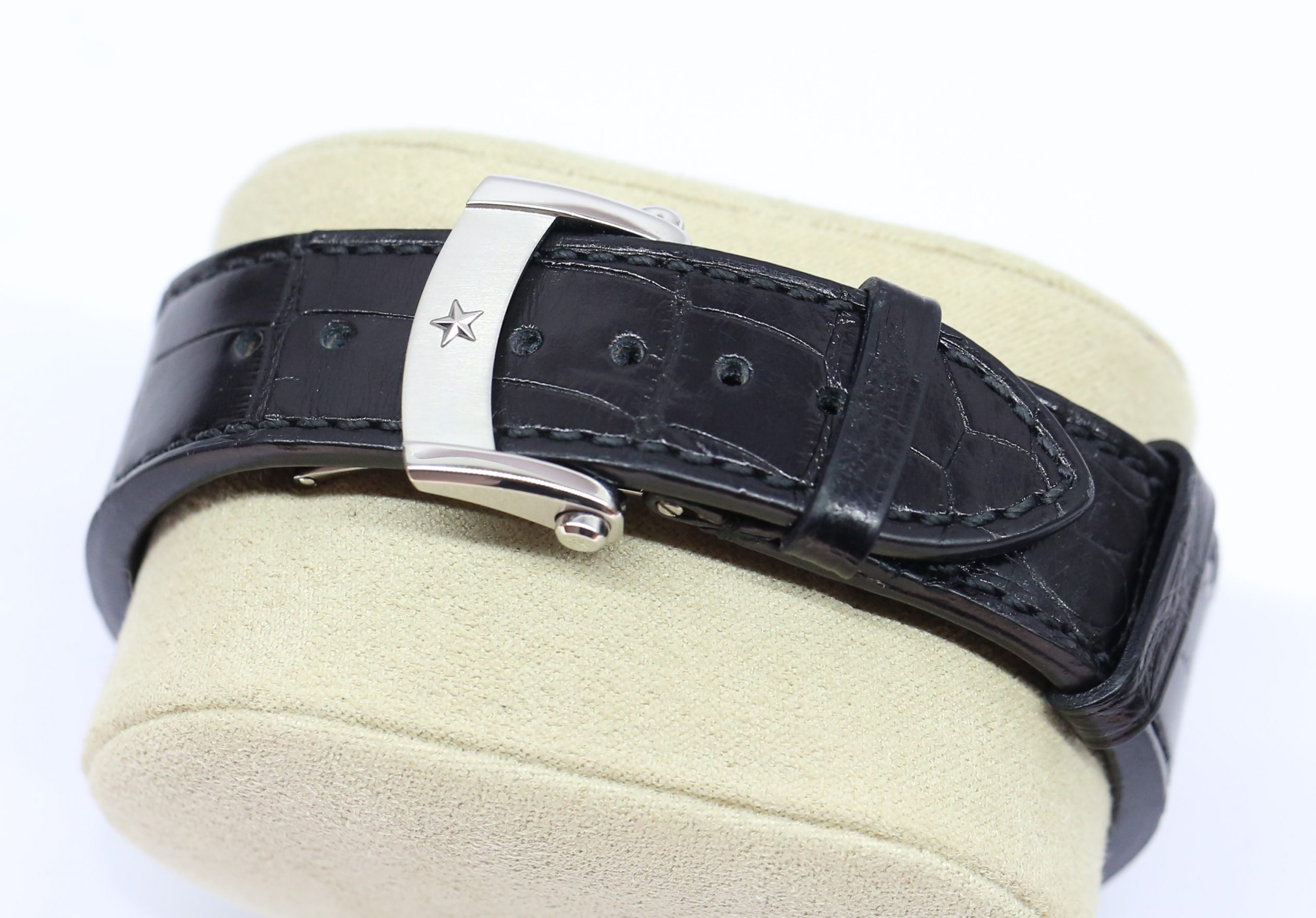Zenith El Primero Chronomaster Date Sun Moon, Black open heart index Dial, Stainless steel on Black Alligator strap 45mm, Circa: 2014, Box & Papers - Image 4