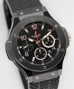 Hublot Big Bang Black Magic Chronograph, Black Ceramic Case, Black Arab Dial, ref 301.CX.130.RX, with Box