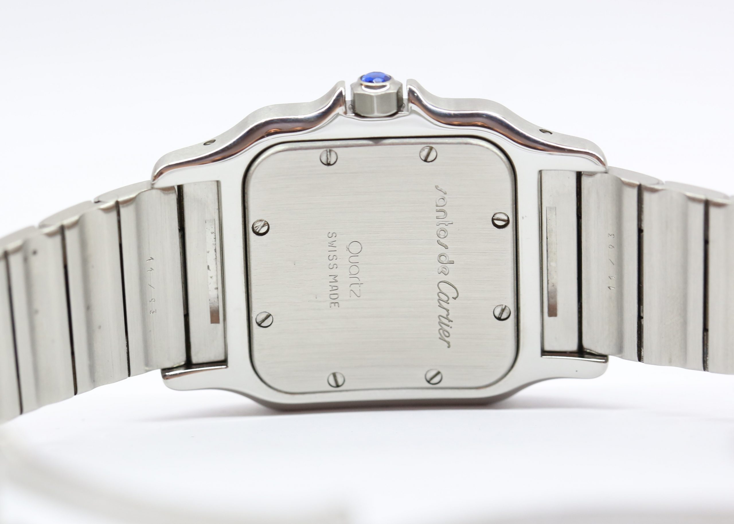 Cartier Santos Galbee 18ct Yellow Gold & Stainless Steel on Bracelet, reference 187901, Circa: 1999, With Box - Image 6