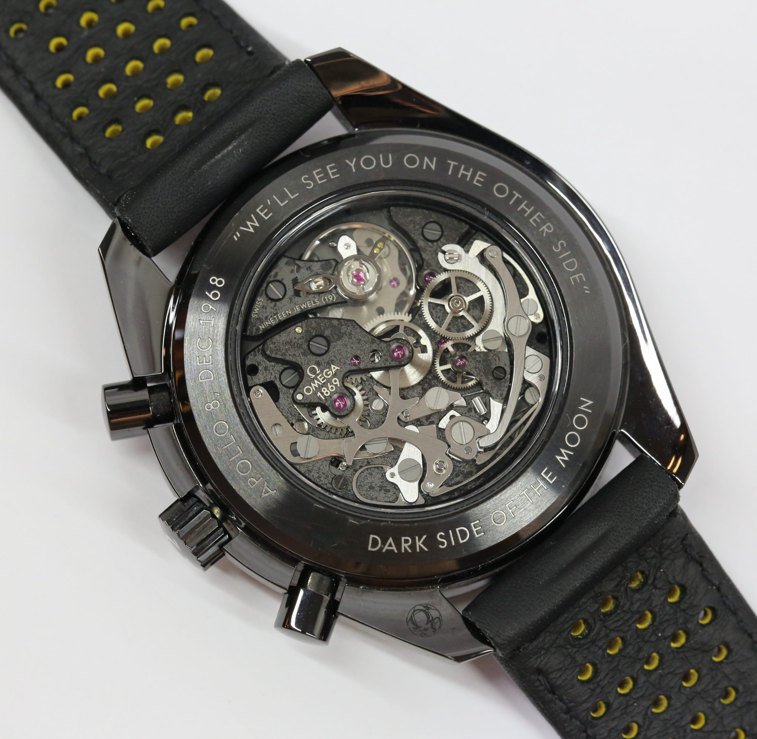 Omega Speedmaster Apollo 8 Darkside, Ceramic Case on strap, Ref 31192443001001, Circa: 2020, Complete with Box, Papers & Bal of Omega Factory Warranty - Image 5