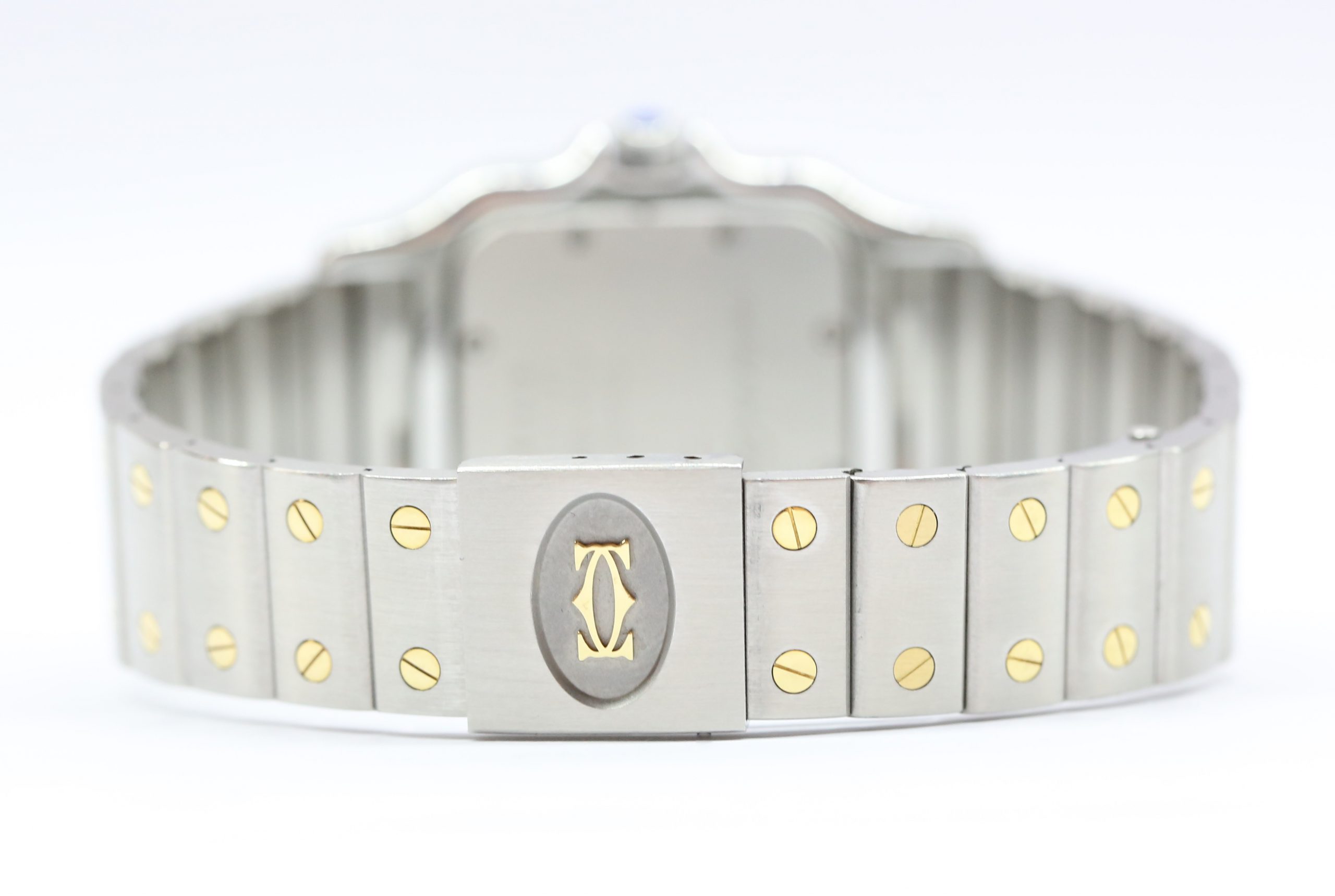 Cartier Santos Galbee 18ct Yellow Gold & Stainless Steel on Bracelet, reference 187901, Circa: 1999, With Box - Image 7