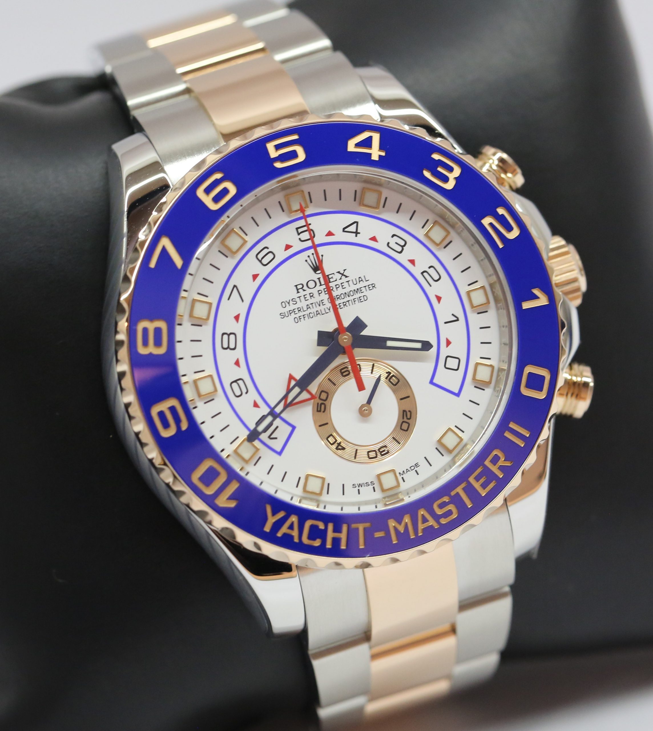 Rolex Oyster Perpetual Yachtmaster 2 Ref. 116681 Ca.2016 in Steel and 18ct Rose Gold with Box and Papers