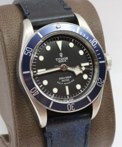 Tudor Black Bay Blue Bezel, Black Index Dial,  ETA movement, Stainless Steel case on Tudor Strap, Ref: 79220B, Circa: 2017, Complete with Box & Papers
