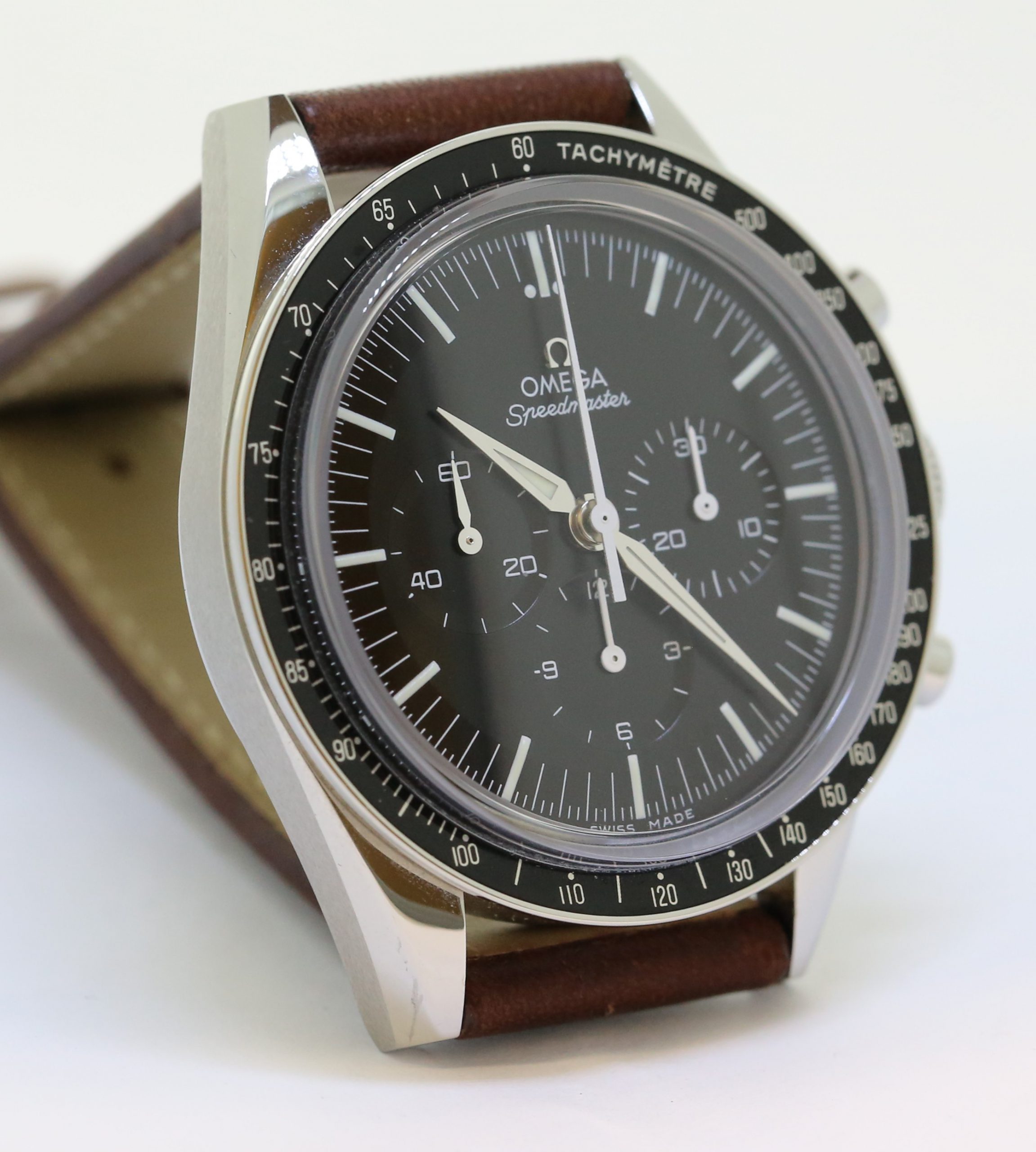 Omega Speedmaster "First Omega In Space", 39.5mm Stainless Steel case on Strap, Black Index dial, Ref: 311.32.40.30.01.001. Complete with Box & Papers. Circa: 2015 - Image 3