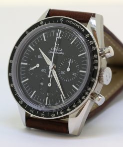 Alternative view of Omega Speedmaster "First Omega In Space", 39.5mm Stainless Steel case on Strap, Black Index dial, Ref: 311.32.40.30.01.001. Complete with Box & Papers. Circa: 2015