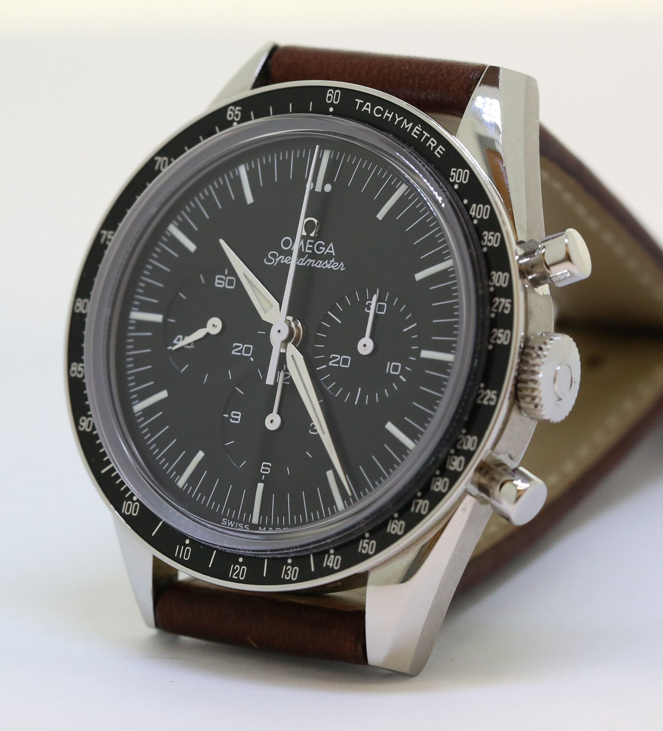 Omega Speedmaster "First Omega In Space", 39.5mm Stainless Steel case on Strap, Black Index dial, Ref: 311.32.40.30.01.001. Complete with Box & Papers. Circa: 2015 - Image 2