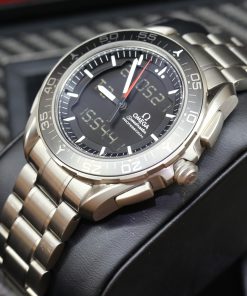 Alternative view of Omega Speedmaster Skywalker X-33, in Titanium, Black Index Dial, Ref: 318.90.45.79.01.00, Complete with Box, Papers & Balance of Factory Warranty, Circa 2019