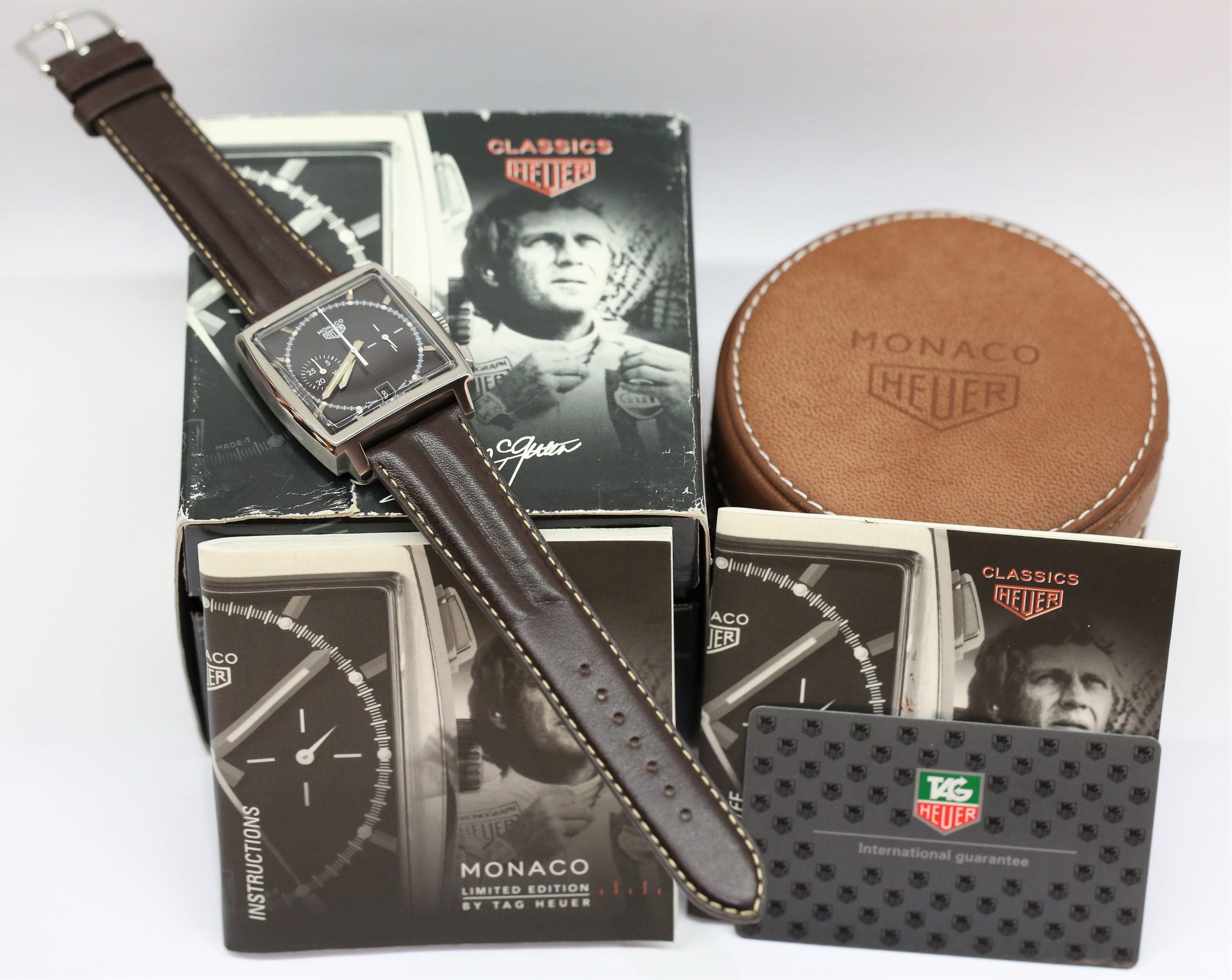 Tag Heuer Steve McQueen Edition Monaco in Stainless Steel on strap, Ref: CS2110, Ca: 2000, Complete with Box & Papers - Image 7