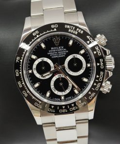 Rolex Cosmograph Daytona in Stainless Steel on Rolex Oystersteel Bracelet, Black Index Dial, Ref: 116500LN, Complete with Box & Papers