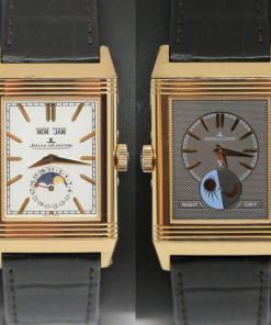 Jaeger-LeCoultre Reverso Tribute Calendar DuoFace in 18ct Pink Gold on JLC Alligator strap with 18ct Pink Gold Jaeger deployant clasp, Ref: Q3912420, Ca: 2020, Complete with Box, Papers & Balance of JLC 8 Year Factory Warranty