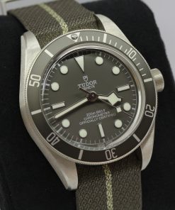 Tudor Black Bay Fifty Eight 925 Silver on Tudor Nato Strap, Taupe Index Dial, Ref: M79010SG, Circa: 2021, Complete with Box & Papers, Balance of Tudor 5 Year Factory Warranty