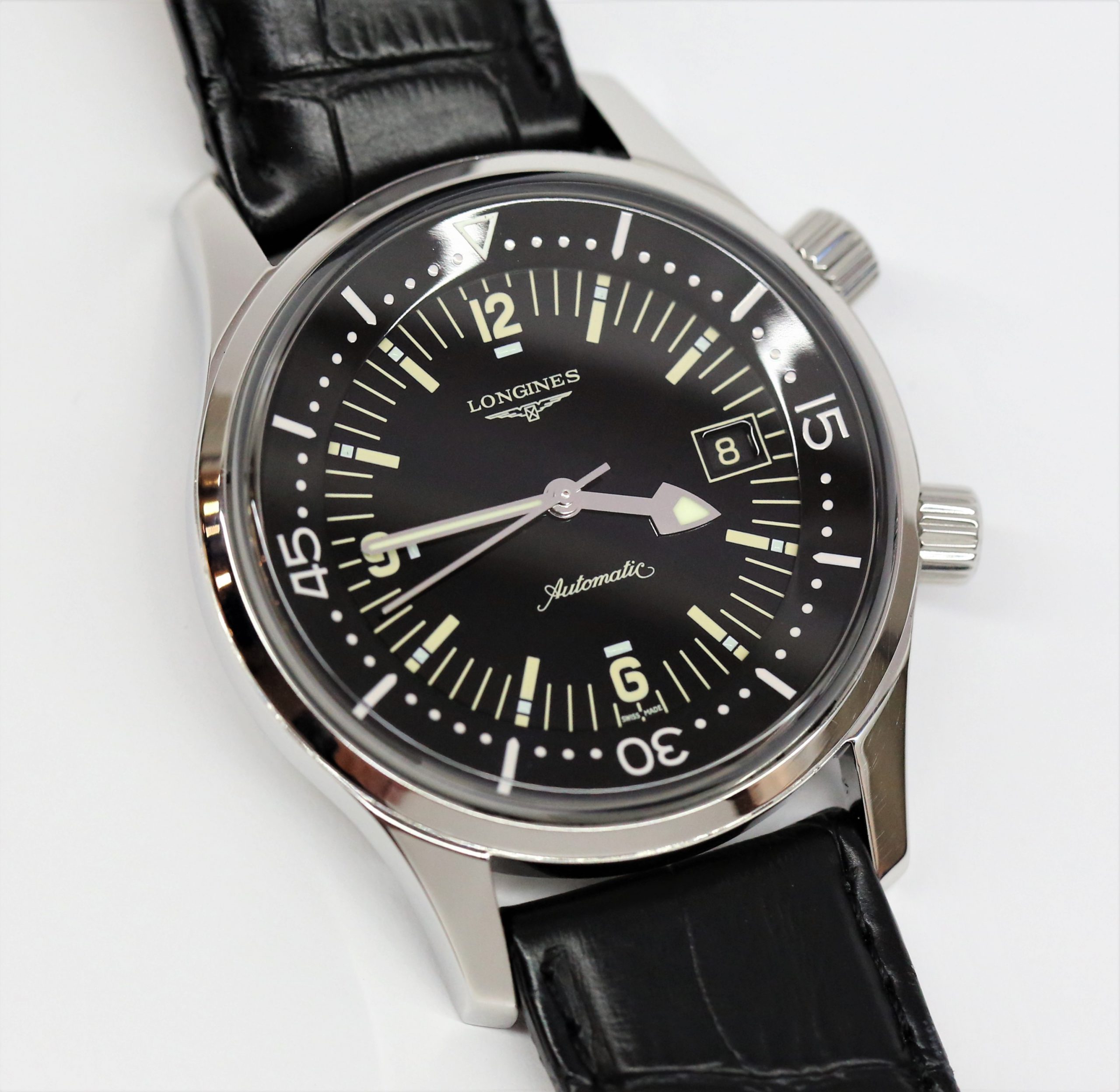 Longines Legend Diver Date 42mm Automatic, in Stainless Steel on a ...