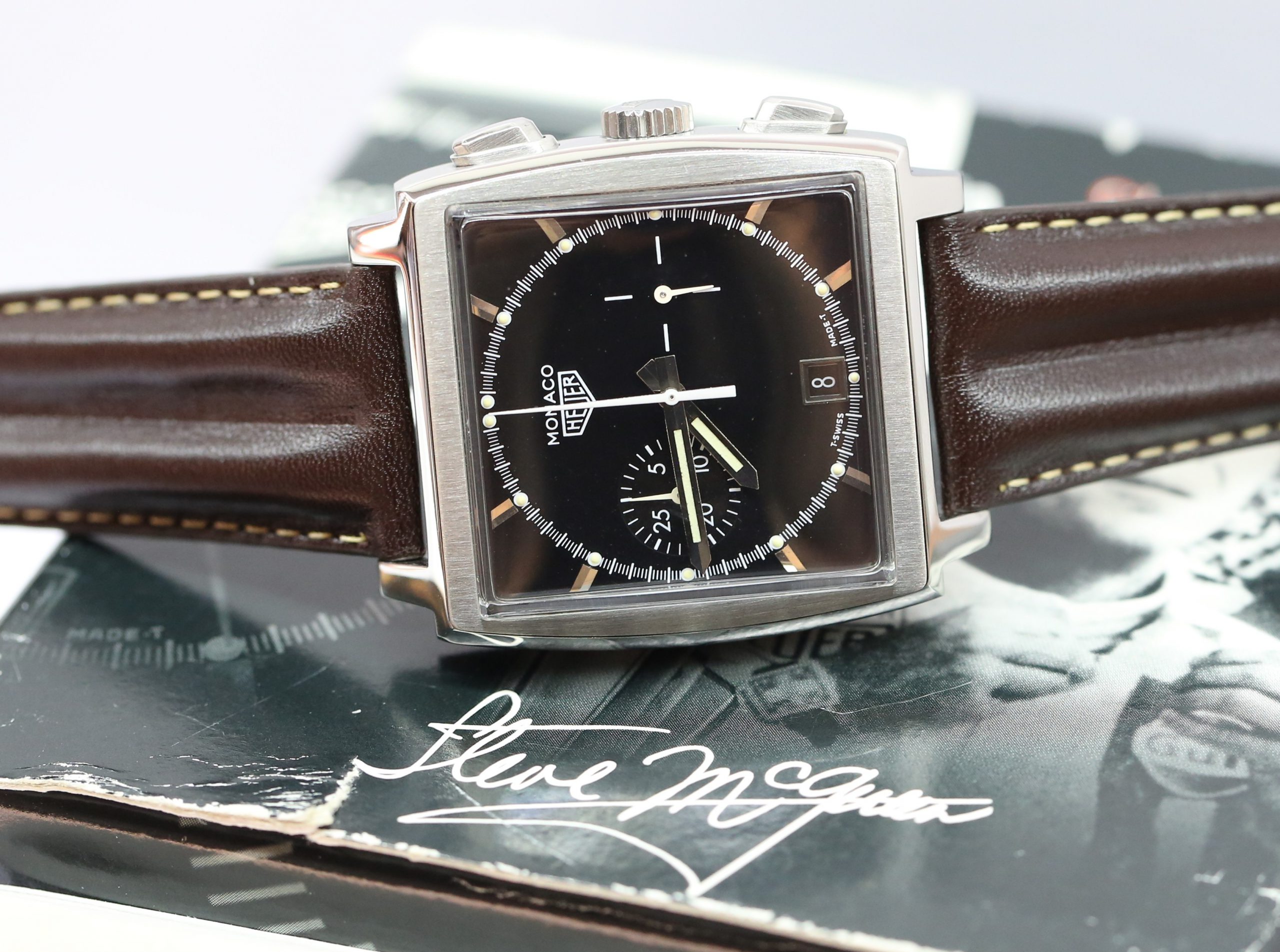 Tag Heuer Steve McQueen Edition Monaco in Stainless Steel on strap, Ref: CS2110, Ca: 2000, Complete with Box & Papers - Image 3