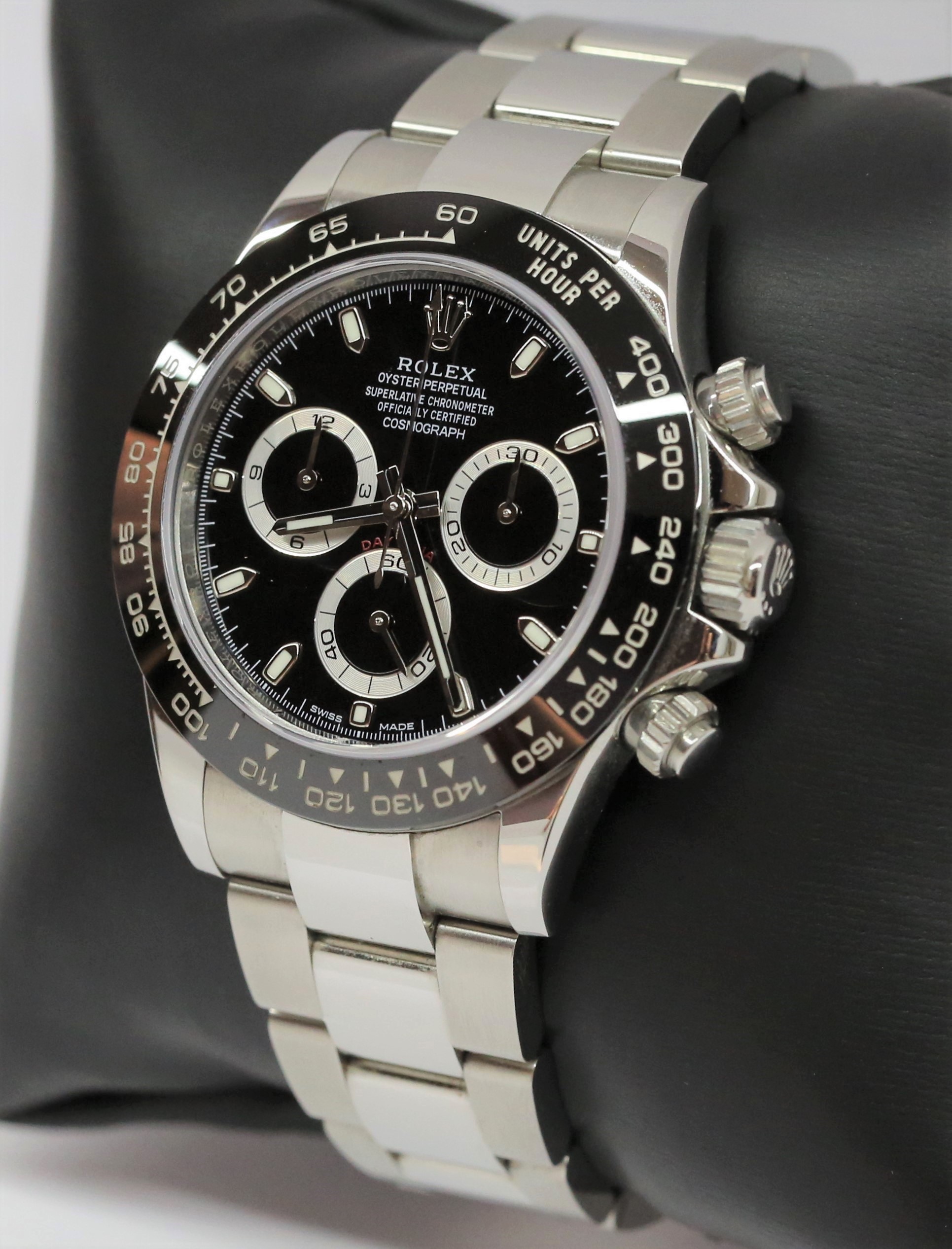 Rolex Cosmograph Daytona in Stainless Steel on Rolex Oystersteel Bracelet, Black Index Dial, Ref: 116500LN, Complete with Box & Papers - Image 2