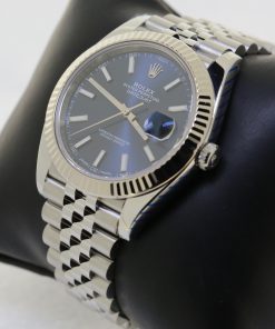 Alternative view of Rolex Datejust 41 Stainless Steel with 18ct White Gold Fluted Bezel, Ref: 126334, Ca: 2018, Complete with Box & Papers