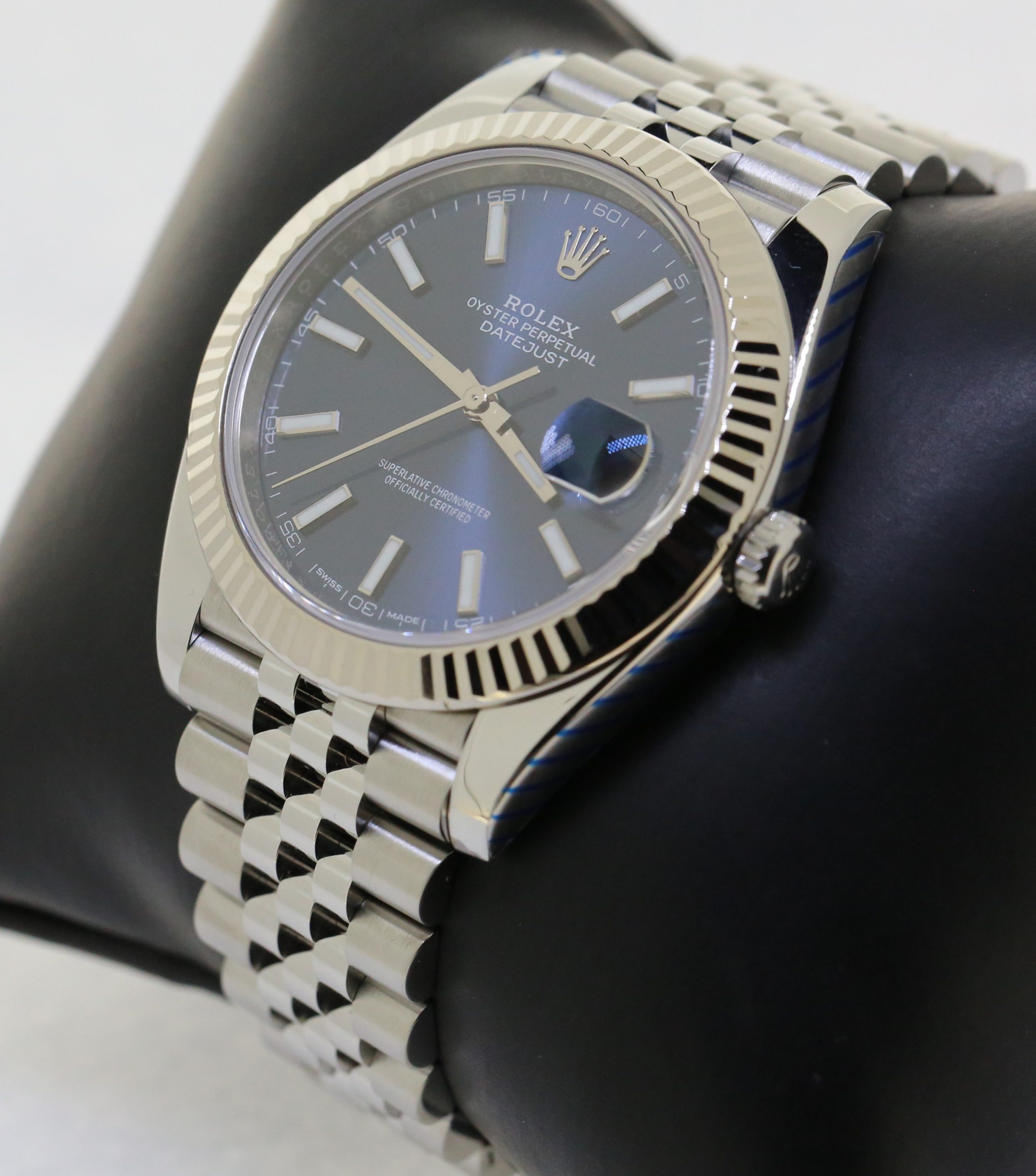 Rolex Datejust 41 Stainless Steel with 18ct White Gold Fluted Bezel, Ref: 126334, Ca: 2018, Complete with Box & Papers - Image 2