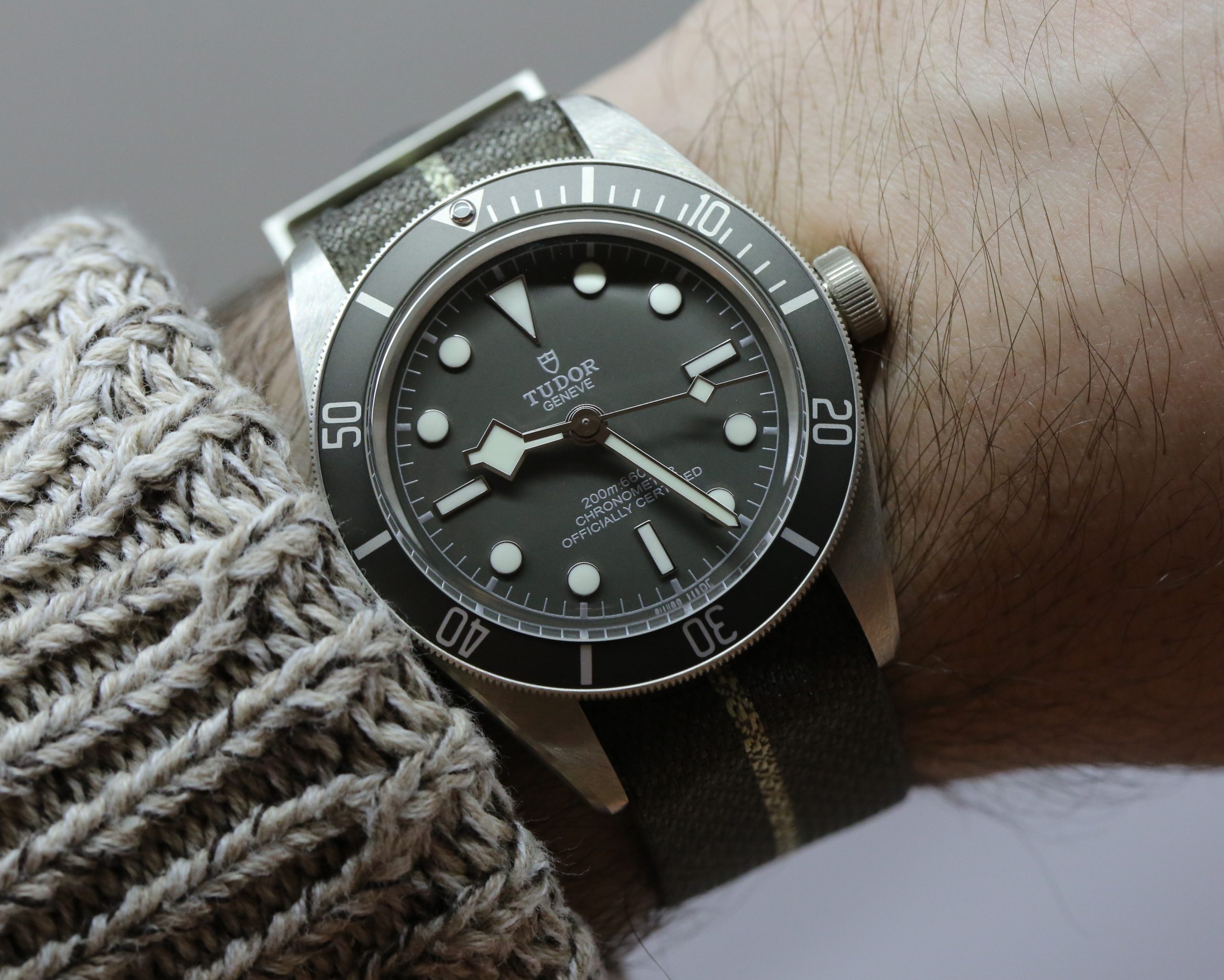 Tudor Black Bay Fifty Eight 925 Silver on Tudor Nato Strap, Taupe Index Dial, Ref: M79010SG, Circa: 2021, Complete with Box & Papers, Balance of Tudor 5 Year Factory Warranty - Image 3