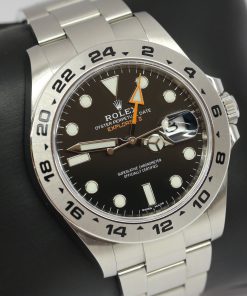 Rolex Explorer 2 GMT, Stainless Steel on Oyster Bracelet, Black Index Dial, Ref: 216570, Circa: 2020, Complete with Box, Papers & Balance of Rolex Factory Warranty