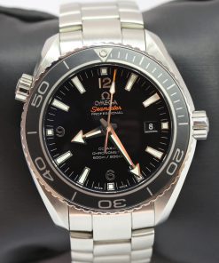 Omega Seamaster Professional Seamaster Planet Ocean 600m, Black Index Dial, 45.5mm Stainless Steel Case on Omega Steel Bracelet, Ref: O23230462101001, Circa: 2016, Complete with Box & Papers
