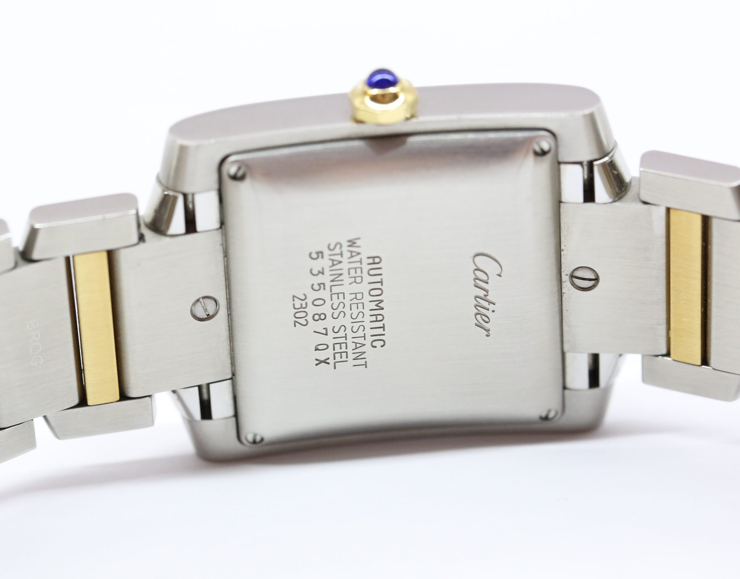 Cartier Tank Francaise Automatic Stainless Steel & 18ct Yellow Gold ...