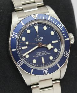 Tudor Black Bay Fifty Eight Blue Index Dial, Stainless Steel on Tudor Bracelet, ref 79030B, circa 2020, with Box & Warranty Card