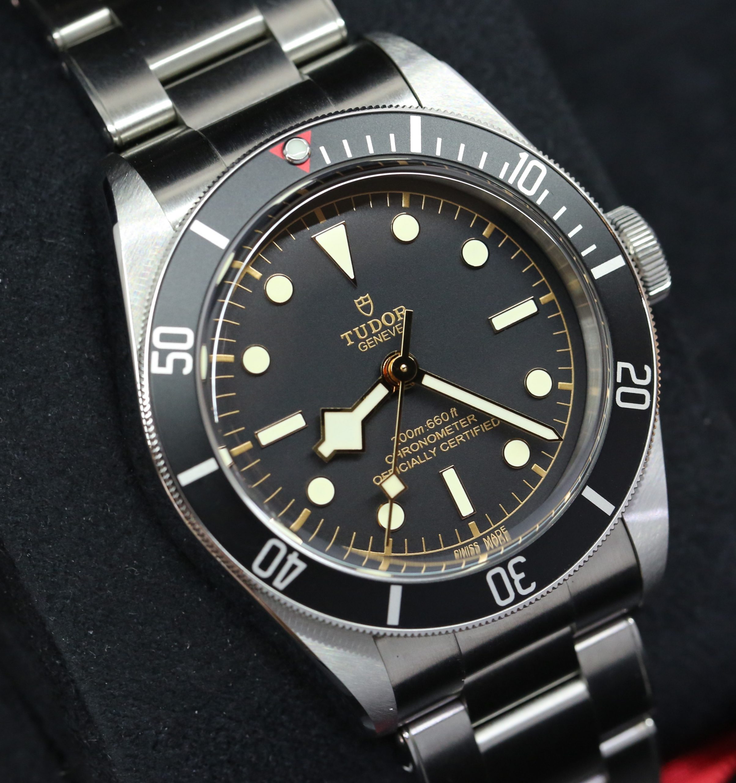 Tudor Heritage Black Bay Black Index Dial, Stainless Steel on Tudor Bracelet, Ref: 79230N, Circa: 2021, Complete with Box & Papers