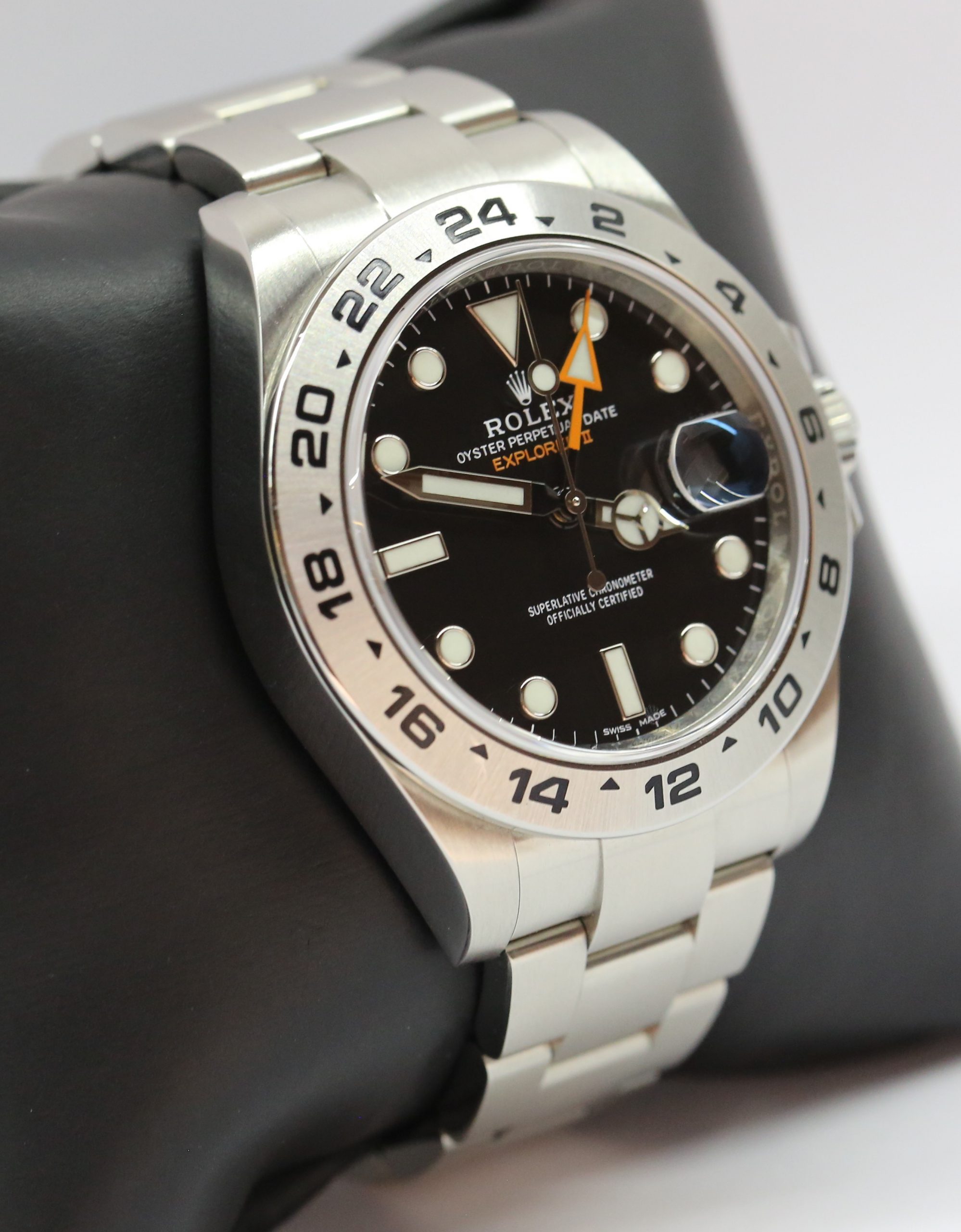 Rolex Explorer 2 GMT, Stainless Steel on Oyster Bracelet, Black Index Dial, Ref: 216570, Circa: 2020, Complete with Box, Papers & Balance of Rolex Factory Warranty - Image 3