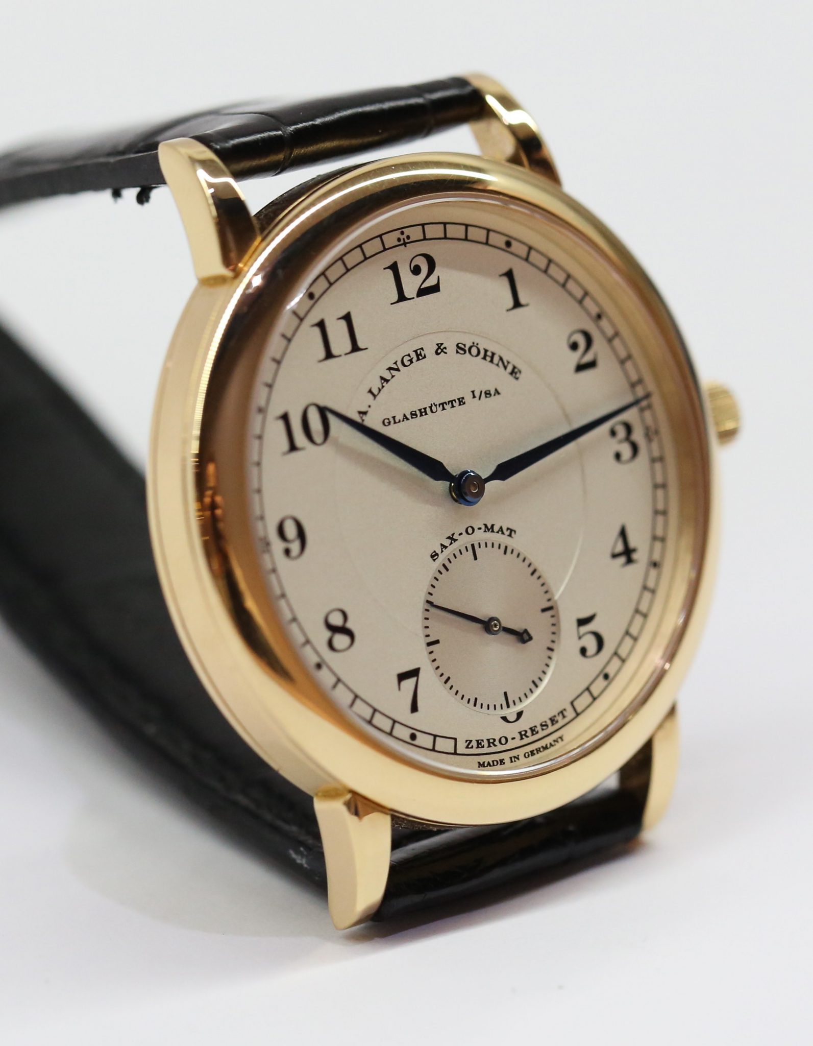 A. Lange & Sohne 1815 Automatic Sax-O-Mat Zero Reset in 18ct Rose Gold ...