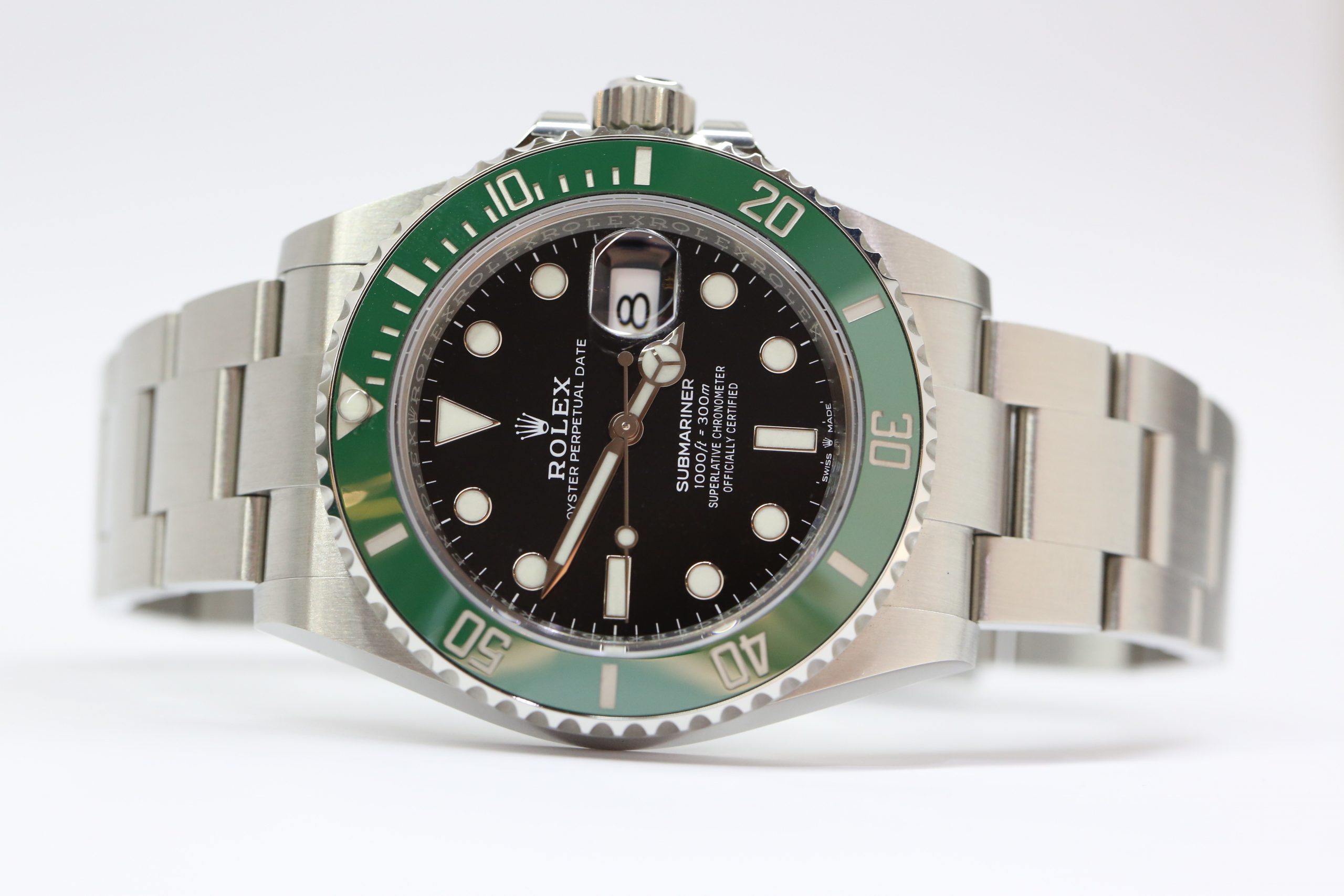 Rolex Submariner Date Green Bezel Black Dial, Stainless Steel on Oyster Bracelet, Ref: 126610LV, Circa: 2020, Complete with Box, Papers & Balance of Rolex Factory Warranty - Image 3