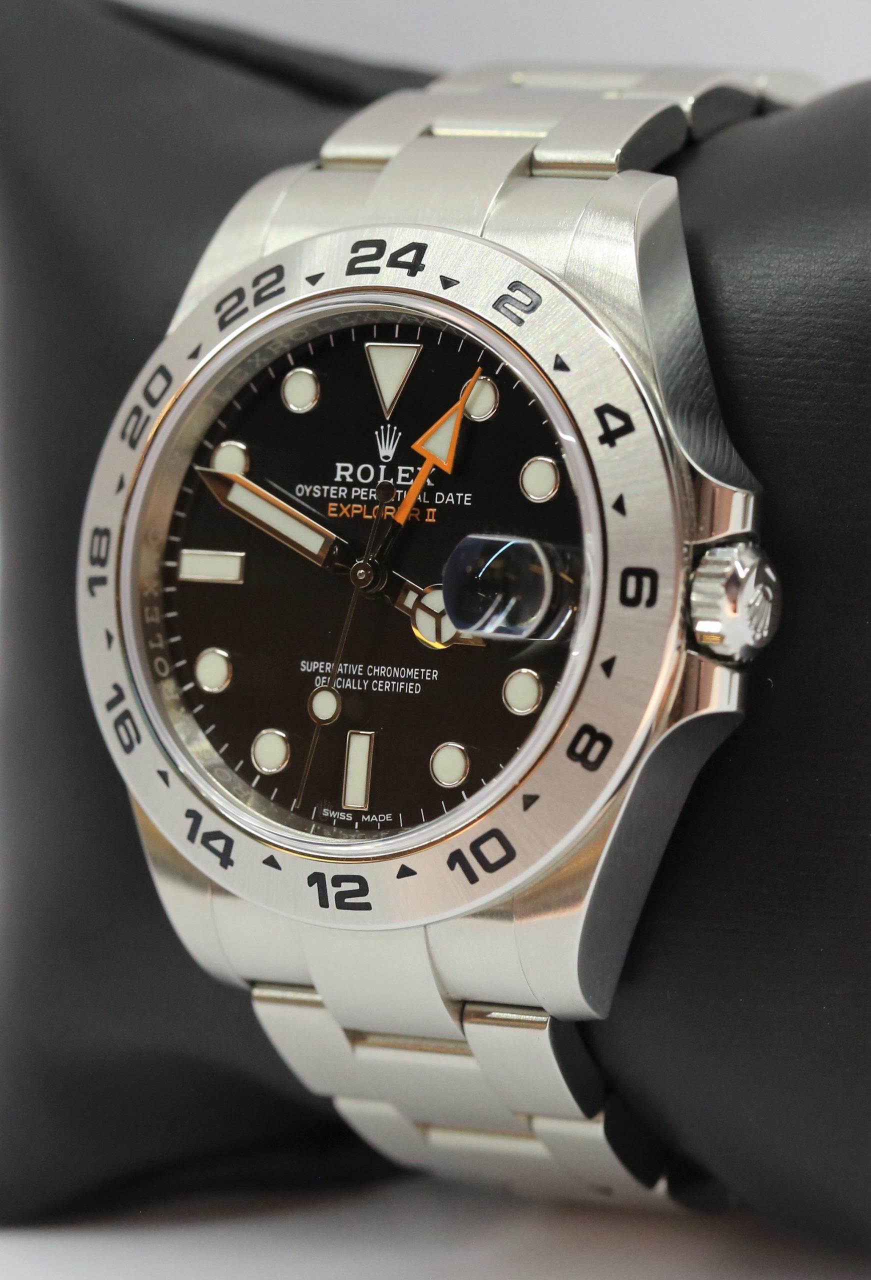 Rolex Explorer 2 GMT, Stainless Steel on Oyster Bracelet, Black Index Dial, Ref: 216570, Circa: 2020, Complete with Box, Papers & Balance of Rolex Factory Warranty - Image 2