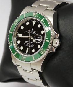Alternative view of Rolex Submariner Date Green Bezel Black Dial, Stainless Steel on Oyster Bracelet, Ref: 126610LV, Circa: 2020, Complete with Box, Papers & Balance of Rolex Factory Warranty