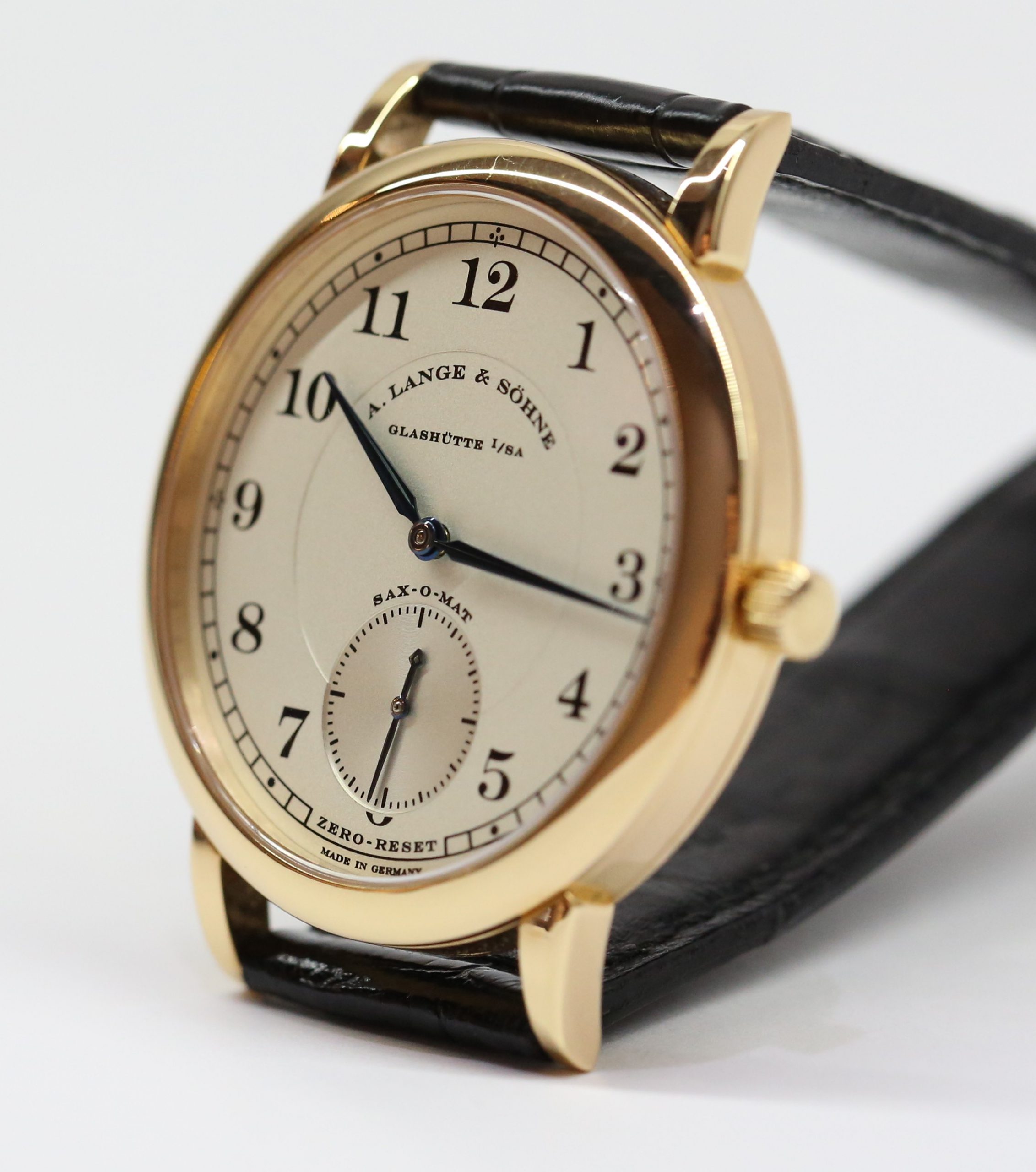 A. Lange & Sohne 1815 Automatic Sax-O-Mat Zero Reset in 18ct Rose Gold ...