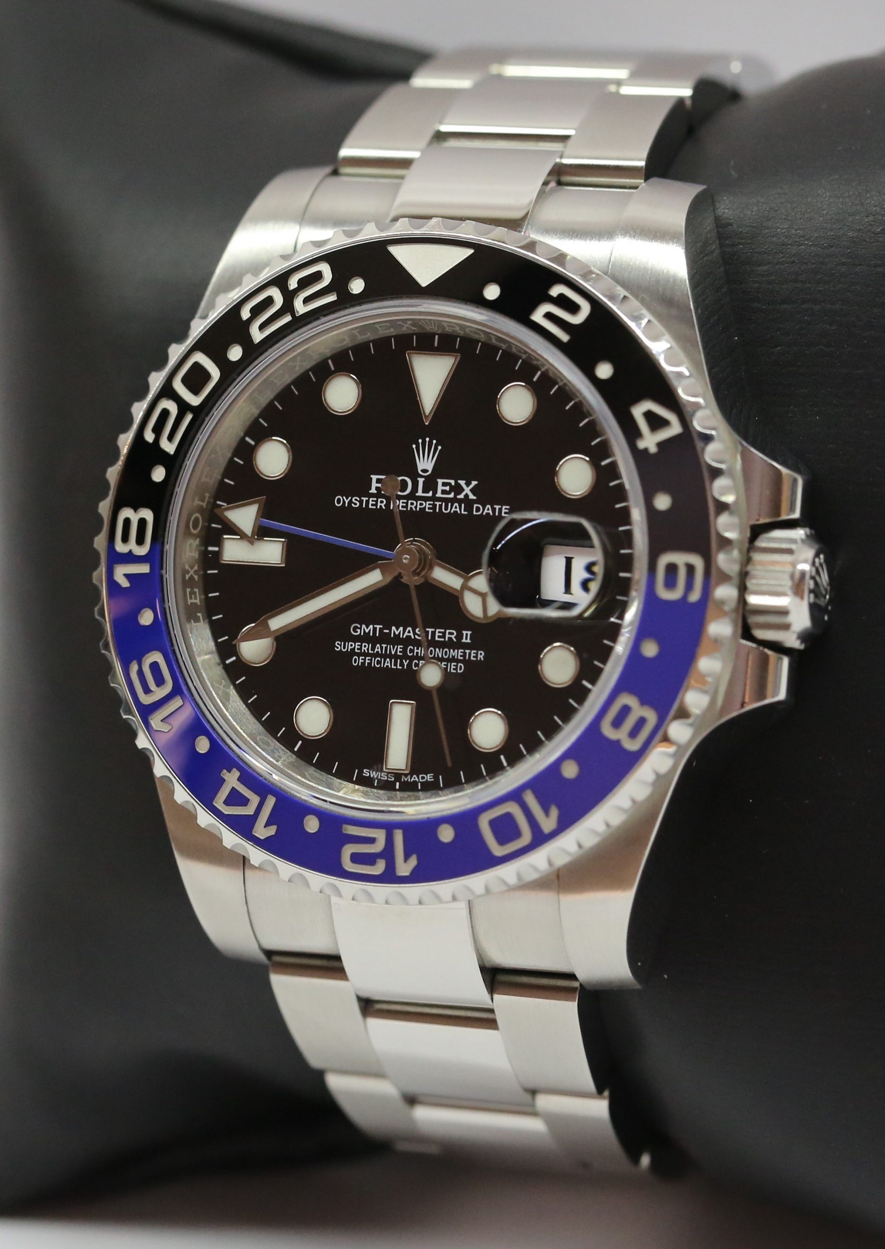 Rolex GMT Master II Stainless Steel on Oyster Bracelet, Black Index Dial, Blue Black Ceramic Bezel, Ref 116710BLNR, Circa: 2017, Complete with Box & Papers - Image 2