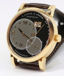 Alternative view of A Lange & Sohne Grand Lange 1 in 18ct Rose Gold on Lange alligator band with Lange 18ct Tang buckle, Ref: 115.031, 41.9mm Circa: 2008, Complete with Box & Papers